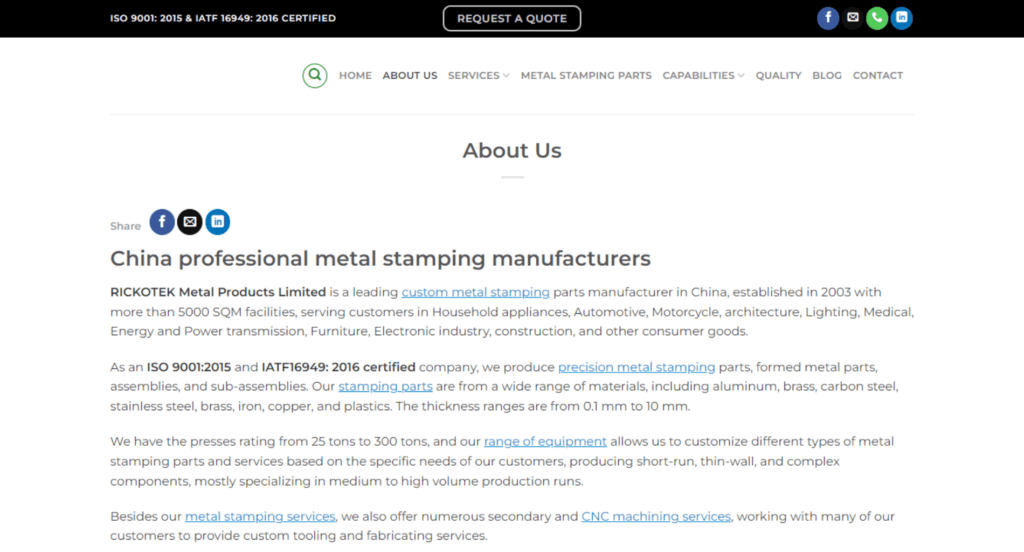 Top 7 Metal Stamping Companies in China 5 Top 7 Metal Stamping Companies in China 5